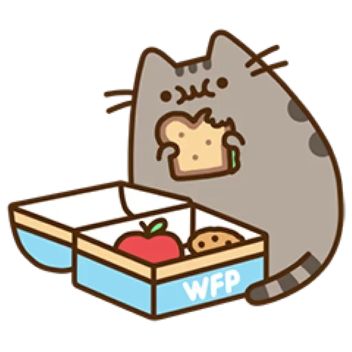 🍱 Стикер «Pusheen» для Telegram
