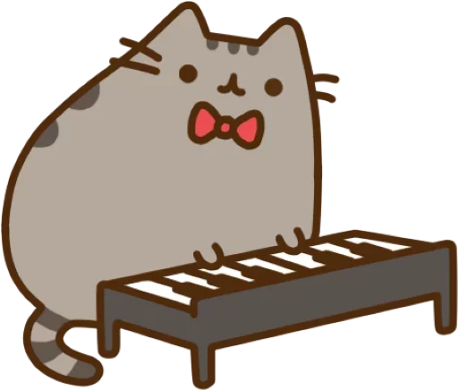 🎹 Стикер «Pusheen» для Telegram