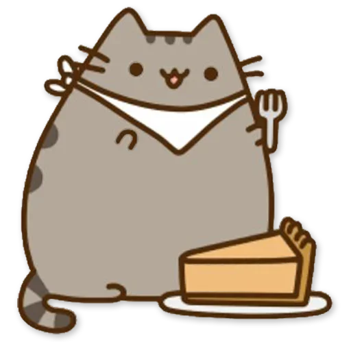 🍕 Стикер «Pusheen» для Telegram