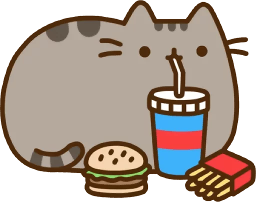 Стикерпак Pusheen Vol. 2 для Telegram — скачать