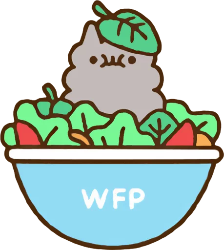 🥗 Стикер «Pusheen Vol. 2» для Telegram