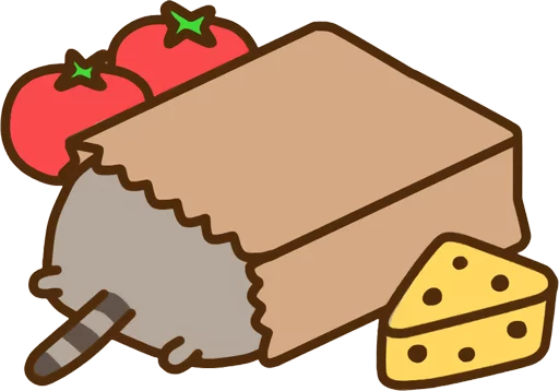 🧀 Стикер «Pusheen Vol. 2» для Telegram