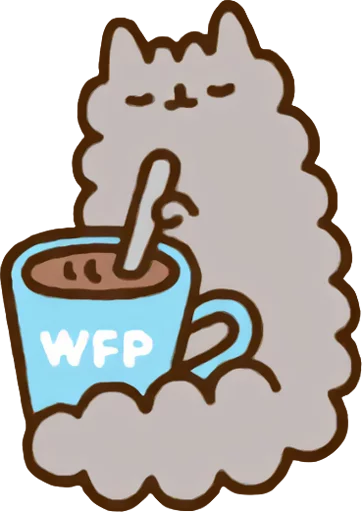 ☕️ Стикер «Pusheen Vol. 2» для Telegram