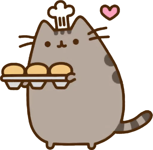 🍞 Стикер «Pusheen Vol. 2» для Telegram