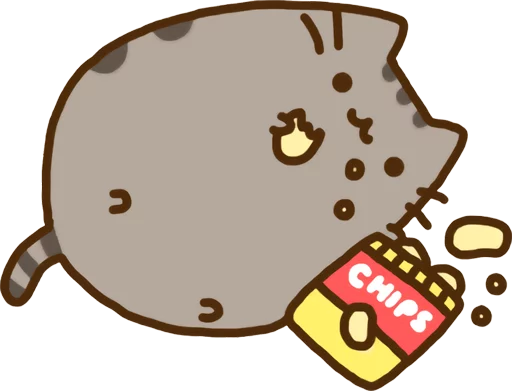 🍟 Стикер «Pusheen Vol. 2» для Telegram