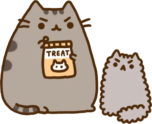 🍟 Стикер «Pusheen Vol. 2» для Telegram