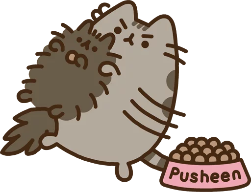 🚓 Стикер «Pusheen Vol. 2» для Telegram