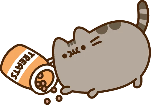 🍽 Стикер «Pusheen Vol. 2» для Telegram