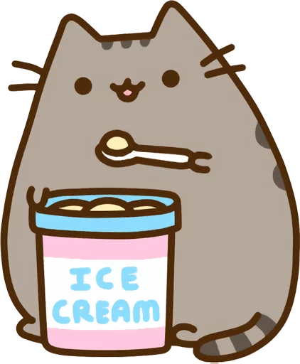 🍦 Стикер «Pusheen Vol. 2» для Telegram