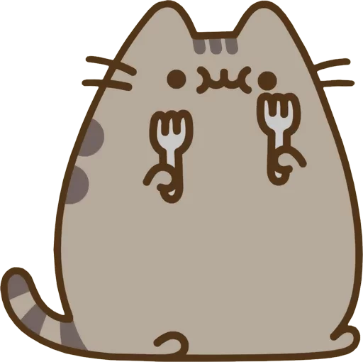 🍴 Стикер «Pusheen Vol. 2» для Telegram