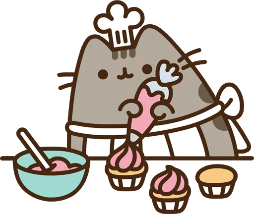 🍰 Стикер «Pusheen Vol. 2» для Telegram