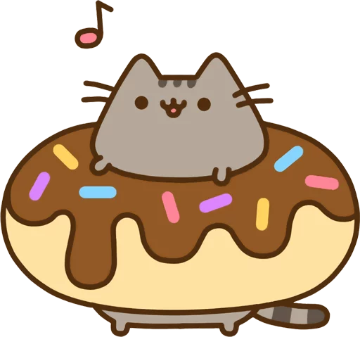 🍩 Стикер «Pusheen Vol. 2» для Telegram