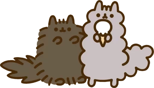 🍦 Стикер «Pusheen Vol. 2» для Telegram