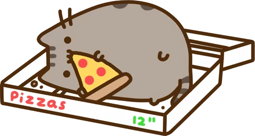 🍕 Стикер «Pusheen Vol. 2» для Telegram