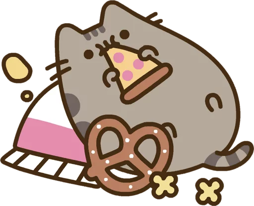 🍕 Стикер «Pusheen Vol. 2» для Telegram