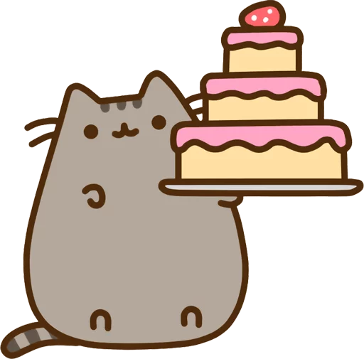 🍰 Стикер «Pusheen Vol. 2» для Telegram