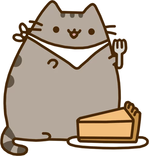 🍰 Стикер «Pusheen Vol. 2» для Telegram