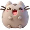 😄 Эмодзи «Кот Пушiн» для Telegram