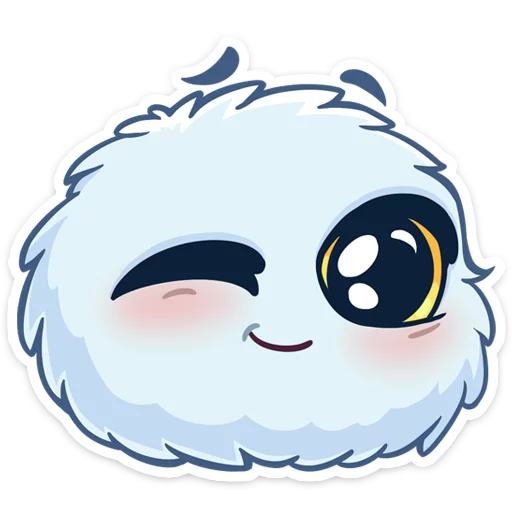 😉 Стикер «Пушистик» для Telegram