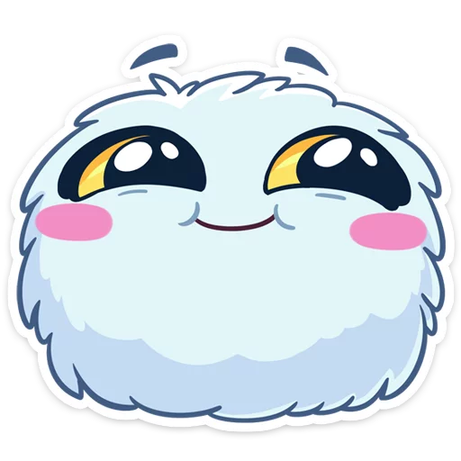 ☺️ Стикер «Пушистик» для Telegram