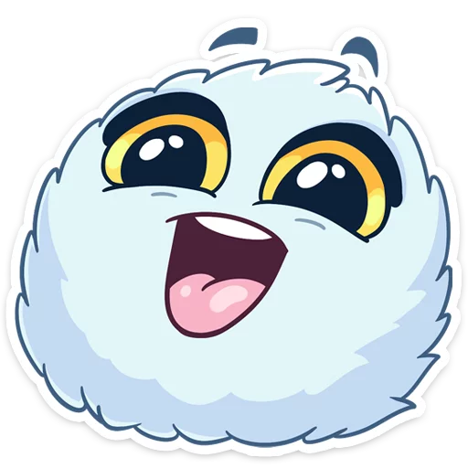 😁 Стикер «Пушистик» для Telegram