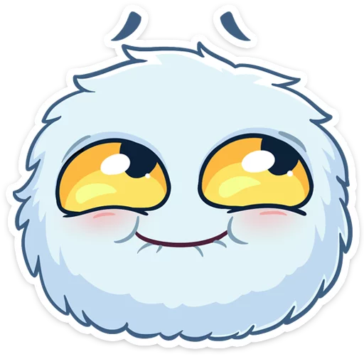 ☺️ Стикер «Пушистик» для Telegram