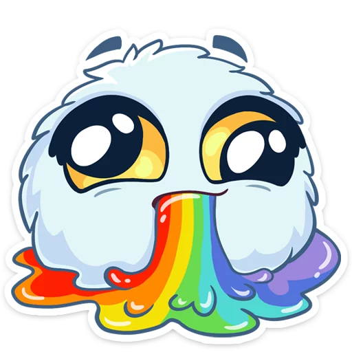 🤩 Стикер «Пушистик» для Telegram