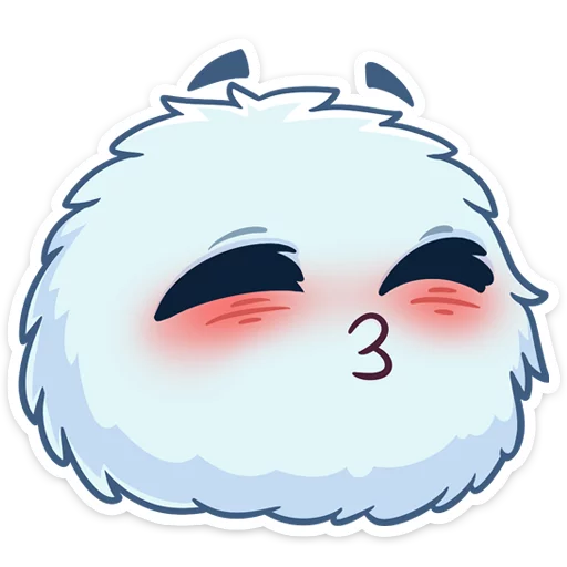 😘 Стикер «Пушистик» для Telegram