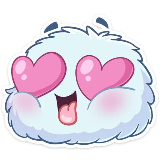 😍 Стикер «Пушистик» для Telegram
