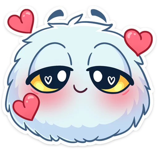 🥰 Стикер «Пушистик» для Telegram