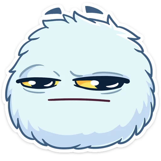 😑 Стикер «Пушистик» для Telegram