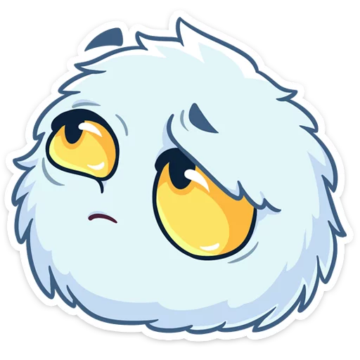 😔 Стикер «Пушистик» для Telegram