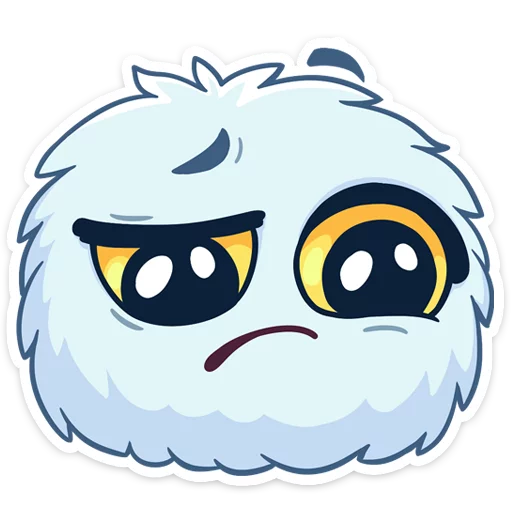 😕 Стикер «Пушистик» для Telegram