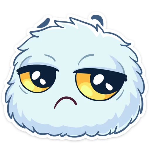😒 Стикер «Пушистик» для Telegram