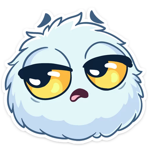 😒 Стикер «Пушистик» для Telegram