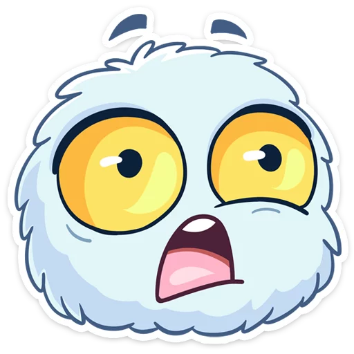 😳 Стикер «Пушистик» для Telegram