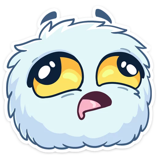 😫 Стикер «Пушистик» для Telegram