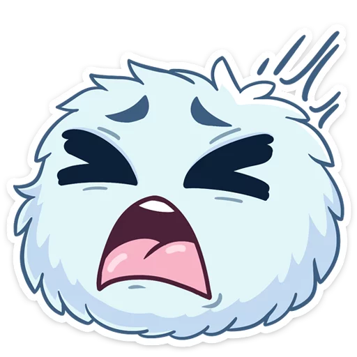 😫 Стикер «Пушистик» для Telegram