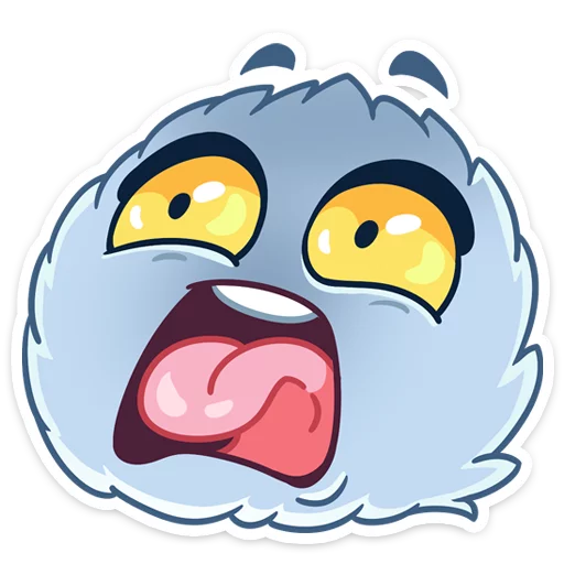 😳 Стикер «Пушистик» для Telegram