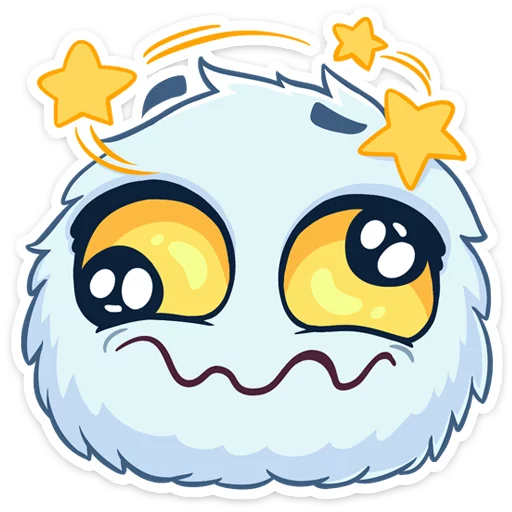 🤪 Стикер «Пушистик» для Telegram