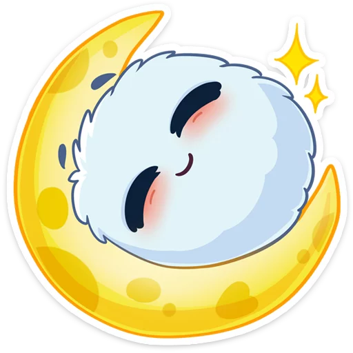 😴 Стикер «Пушистик» для Telegram
