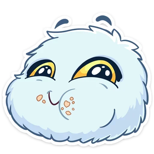 😌 Стикер «Пушистик» для Telegram