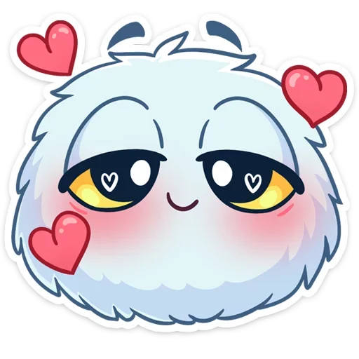 🥰 Стикер «Пушистик» для Telegram