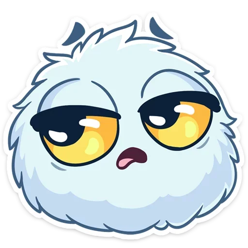 🙄 Стикер «Пушистик» для Telegram
