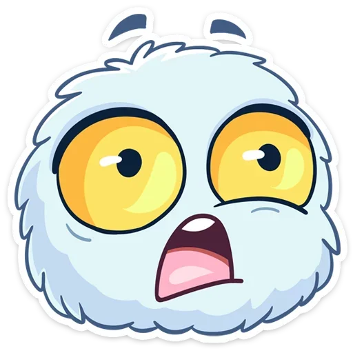 😨 Стикер «Пушистик» для Telegram