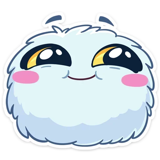☺️ Стикер «Пушистик» для Telegram