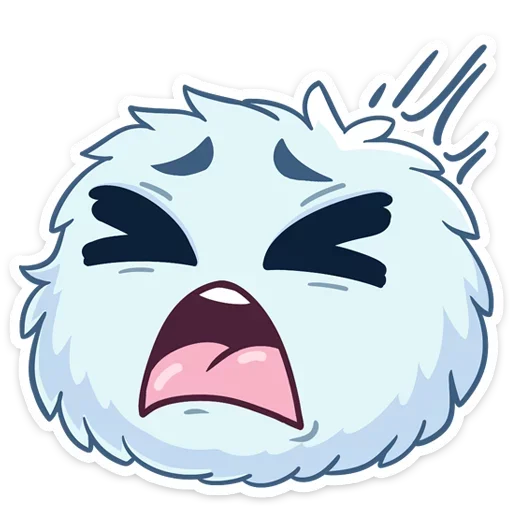 😫 Стикер «Пушистик» для Telegram