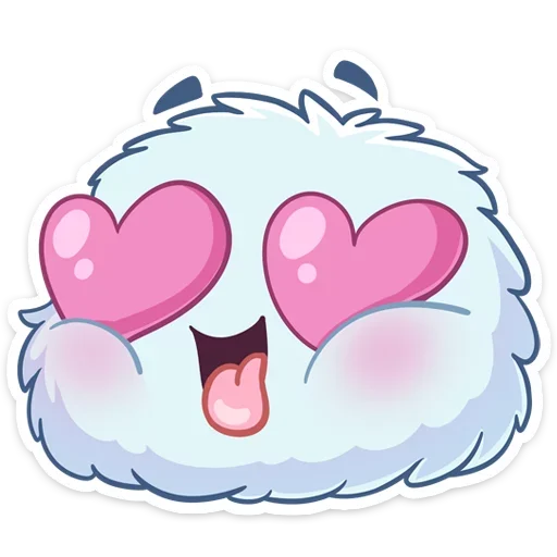 😍 Стикер «Пушистик» для Telegram