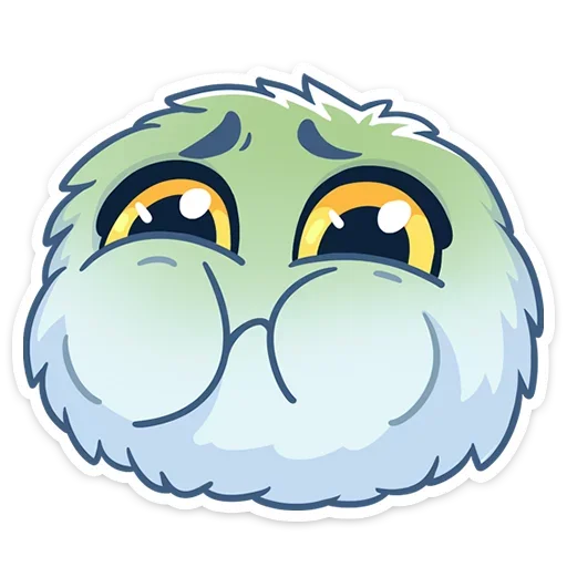 🤢 Стикер «Пушистик» для Telegram