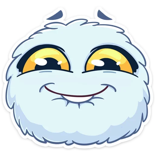 😁 Стикер «Пушистик» для Telegram